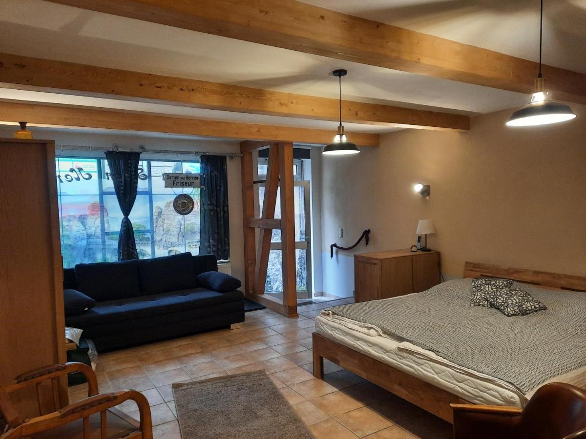 Ferienwohnung Urlaub Im Friseursalon Sebnitz Exterior foto