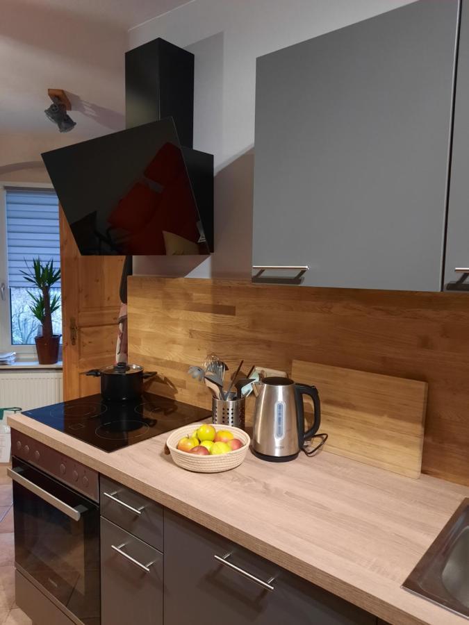 Ferienwohnung Urlaub Im Friseursalon Sebnitz Exterior foto