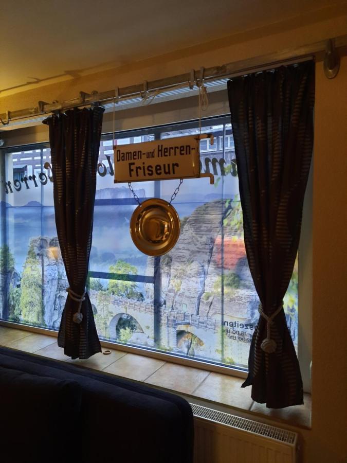 Ferienwohnung Urlaub Im Friseursalon Sebnitz Exterior foto